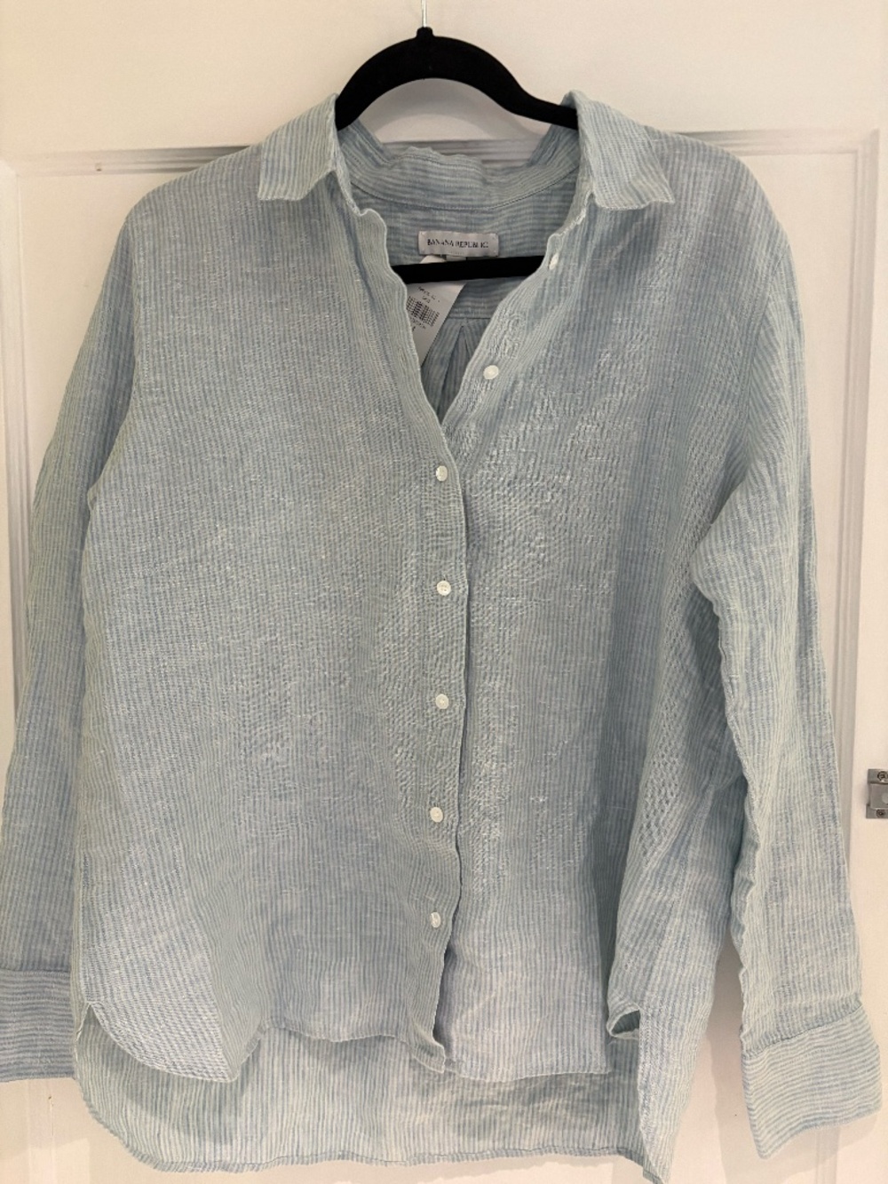 NWT Banana Republic 100% Linen Shirt size M